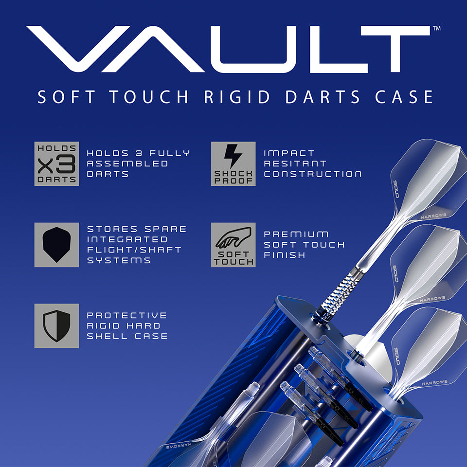 Harrows Vault Dart Case - Blue