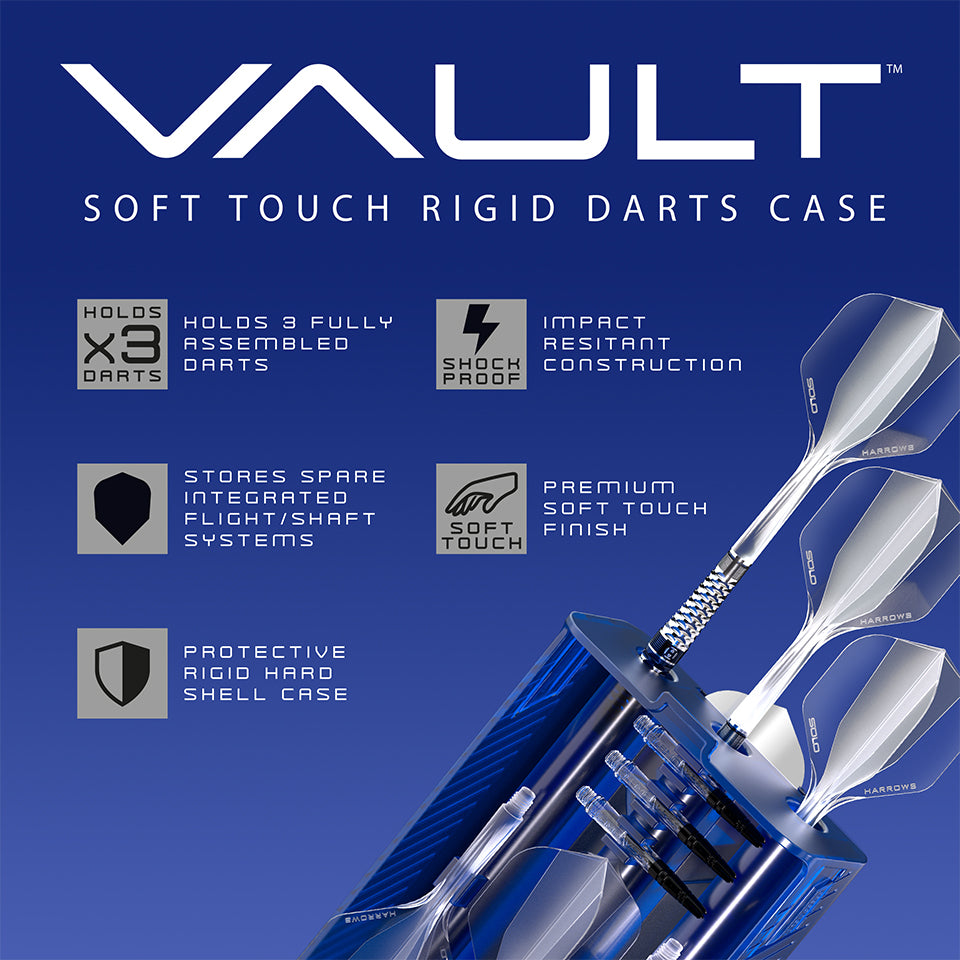 Harrows Vault Dart Case - Red