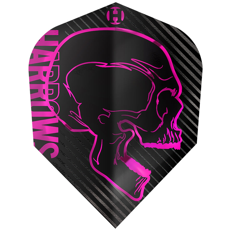 Harrows Rage Dart Flights - Shape Pink