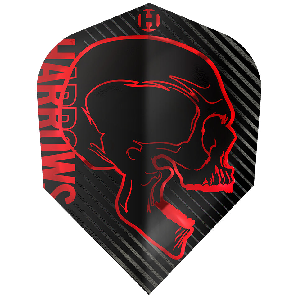 Harrows Rage Dart Flights - Shape Red