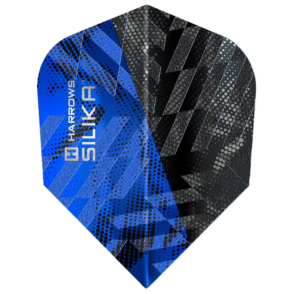 Harrows Silika Core90 Dart Flights - Shape Blue