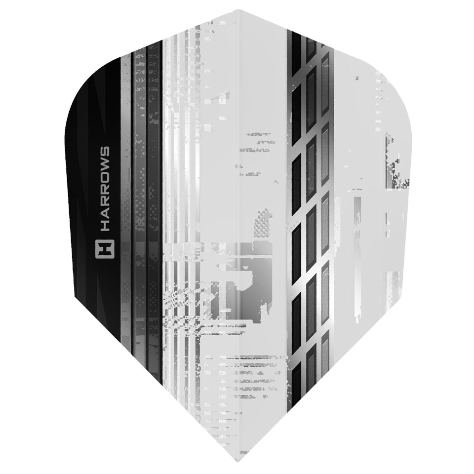 Harrows Sporty Dart Flights - Shape Black