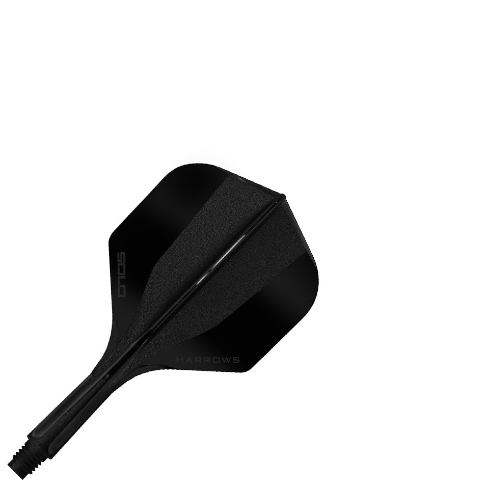 Harrows Solo Flight & Shaft System - No2 Short Black