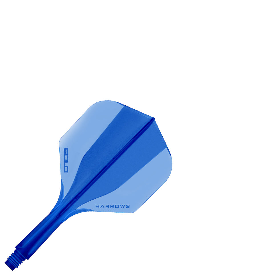 Harrows Solo Flight & Shaft System - No2 Short Blue