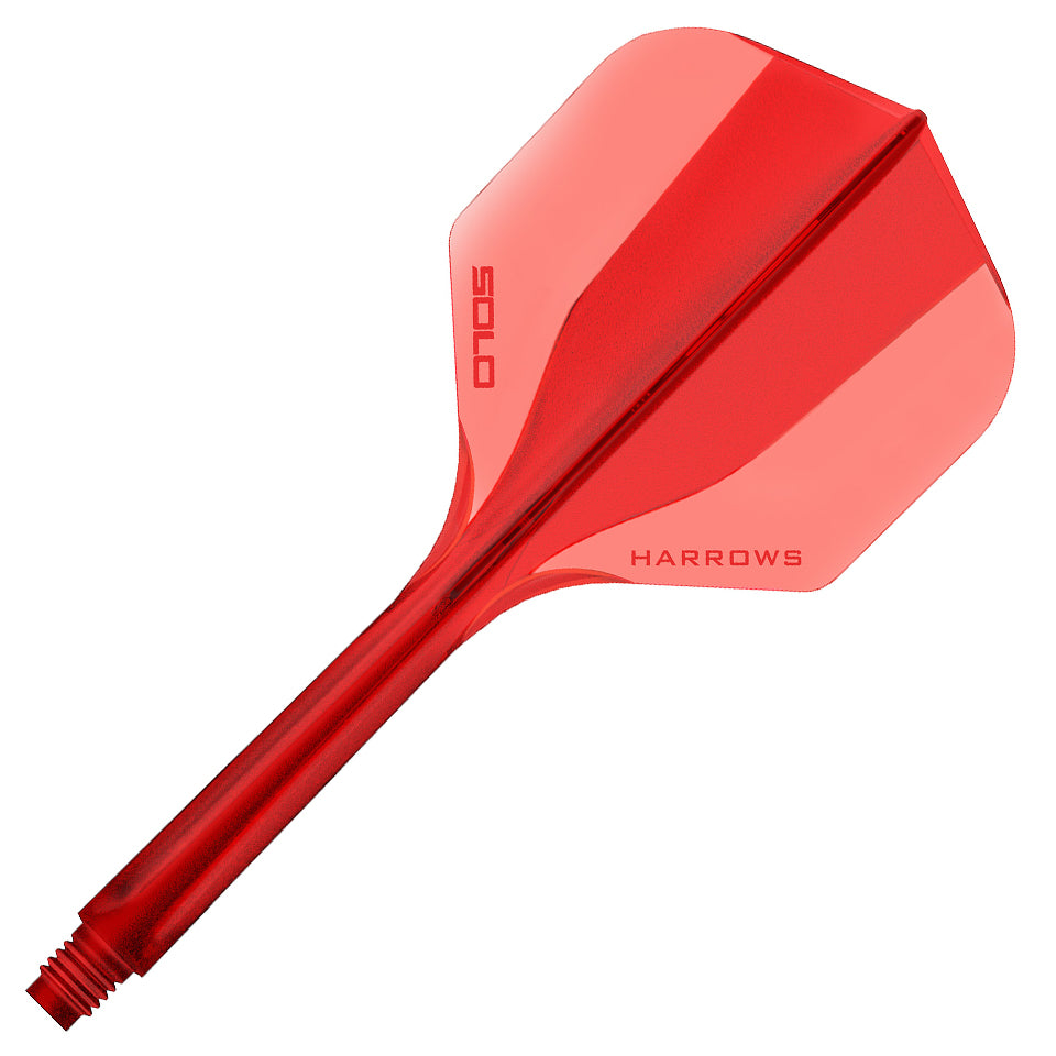 Harrows Solo Flight & Shaft System - No2 Medium Red