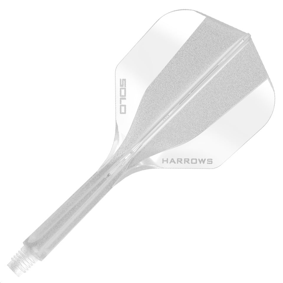 Harrows Solo Integrated Flight & Shaft System - No6 Medium Clear