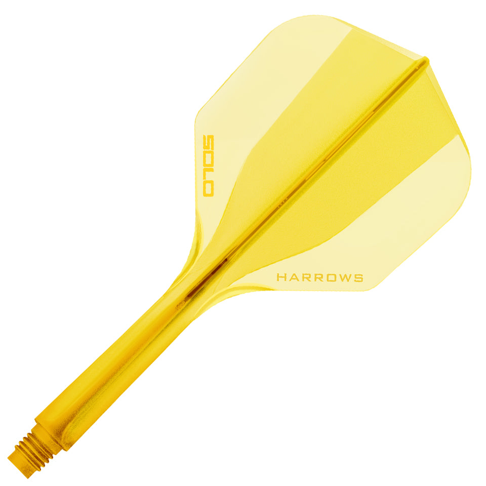 Harrows Solo Integrated Flight & Shaft System - No6 Medium Yellow