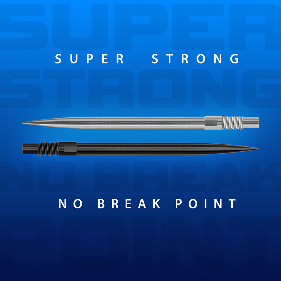 Harrows Quick Point Steel Points - Silver 35mm