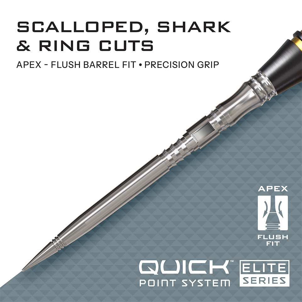 Harrows Axis Apex Quick Points - Gold 40mm