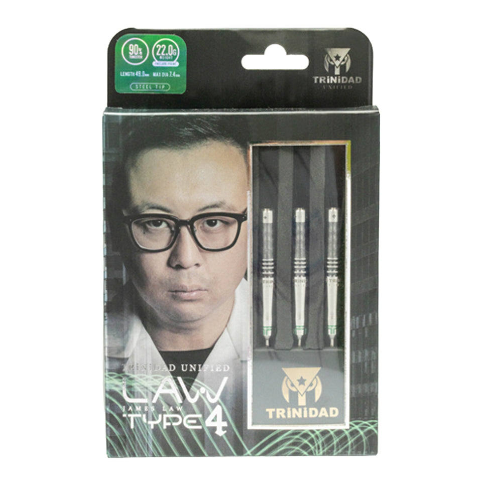 Trinidad Unified Law Type 4 Steel Tip Darts - 22gm