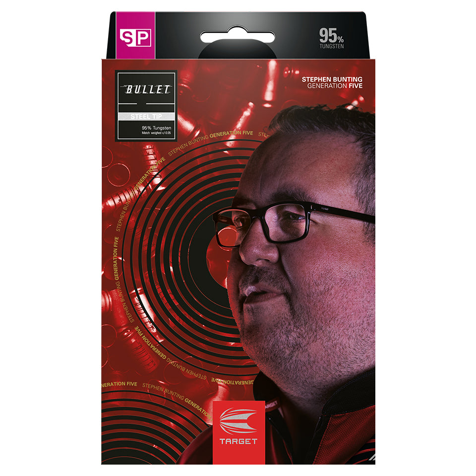 Target Stephen Bunting Gen 5 Swiss Point Steel Tip Darts - 25gm