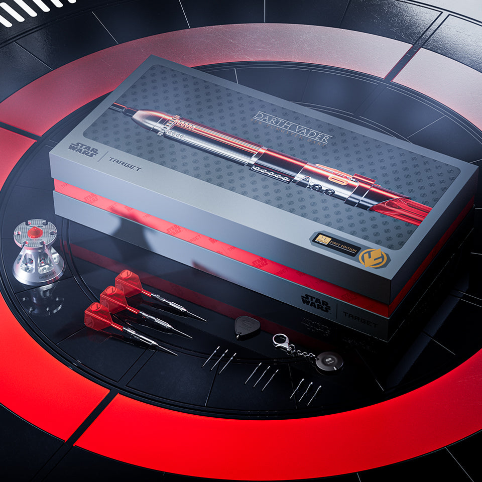 Target Star Wars Darth Vader Light Saber Edition Swiss Point Steel Tip Darts - 24gm