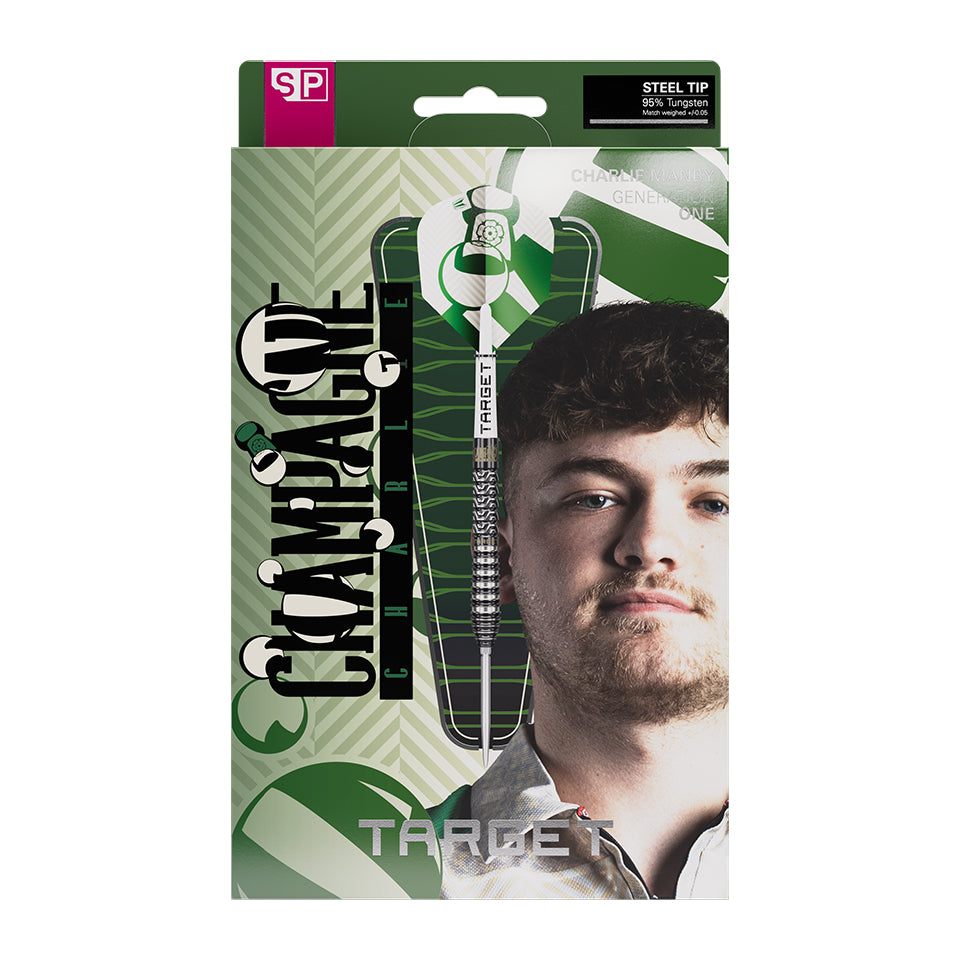 Target Charlie Manby Swiss Point Steel Tip Darts - 22gm