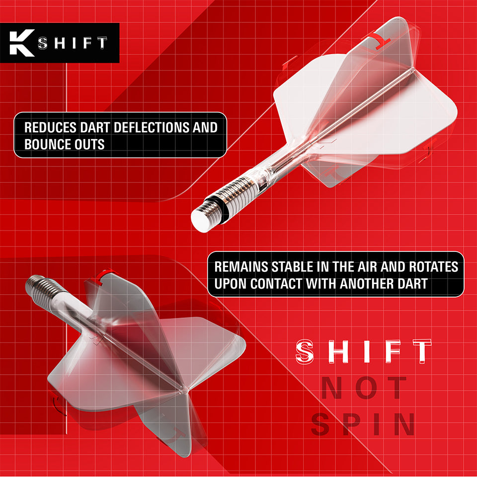 Target Shift Swiss Point Steel Tip Darts - 23gm
