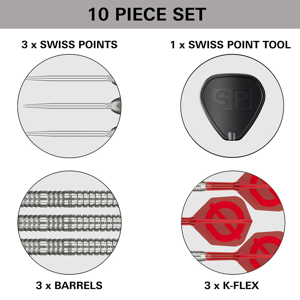 Target Group Ø 03 Swiss Points Steel Tip Darts - 26gm