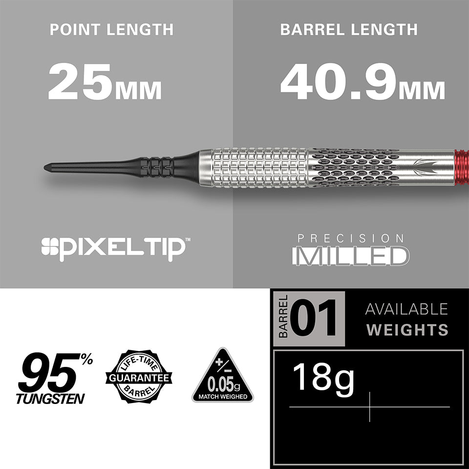 Target Stephen Bunting Gen 5 Soft Tip Darts - 18gm