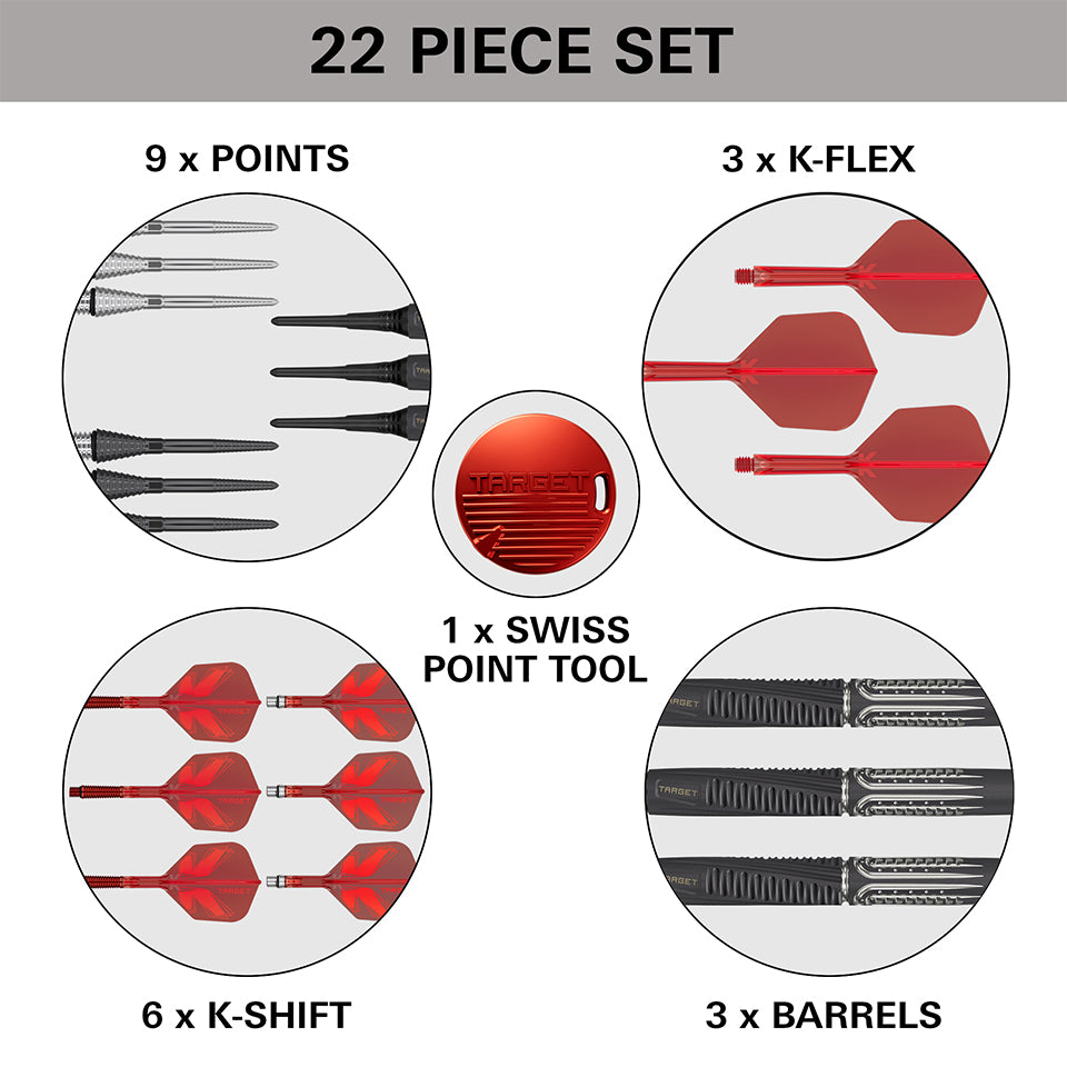 Target Shift Soft Tip Darts - 18gm