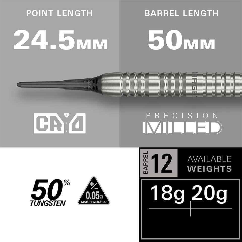 Target Group Ø 12 Soft Tip Darts - 18gm