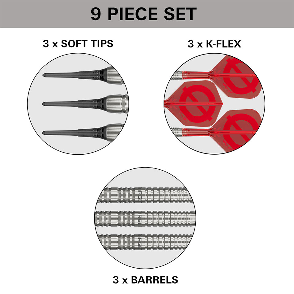 Target Group Ø 12 Soft Tip Darts - 18gm