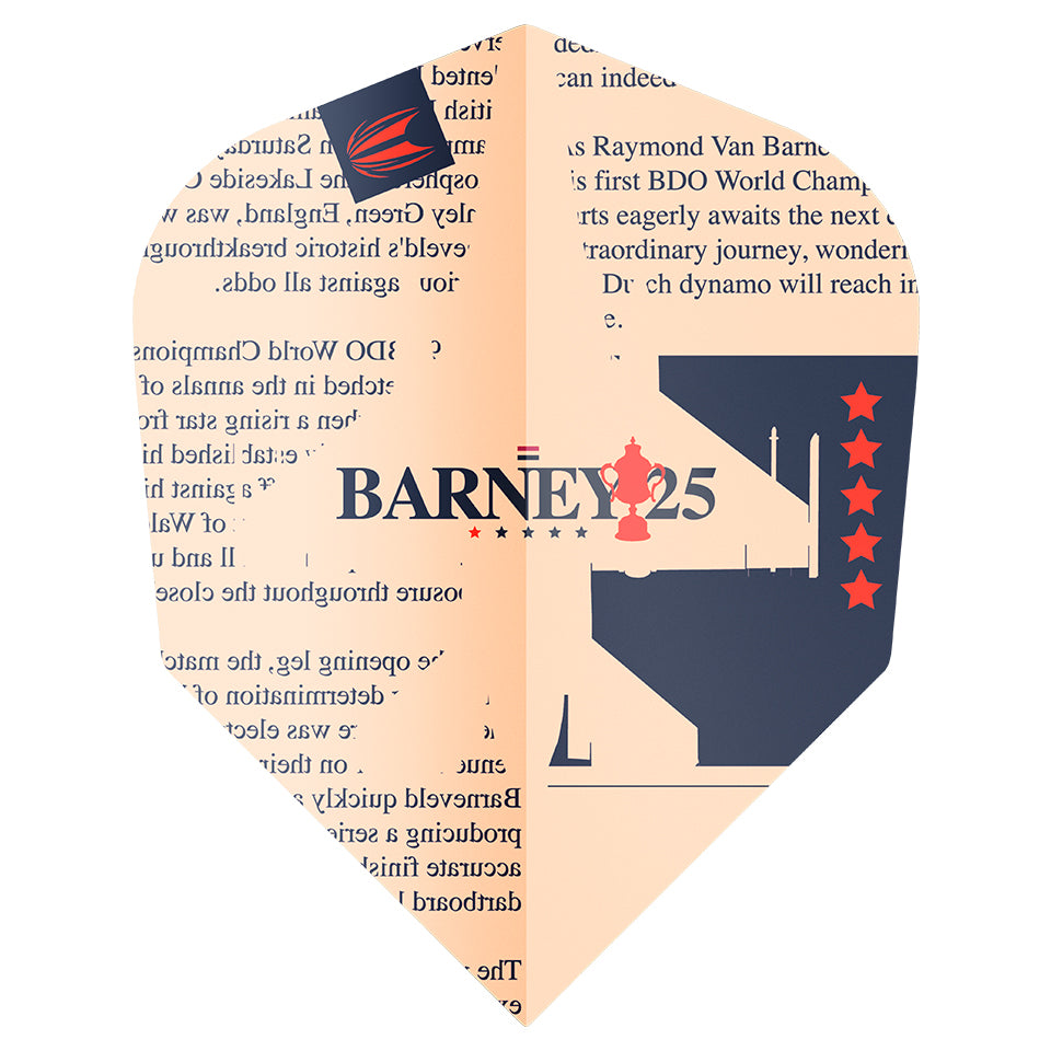 Target Barney25 Pro Ultra Dart Flights - No6 (3 Sets)