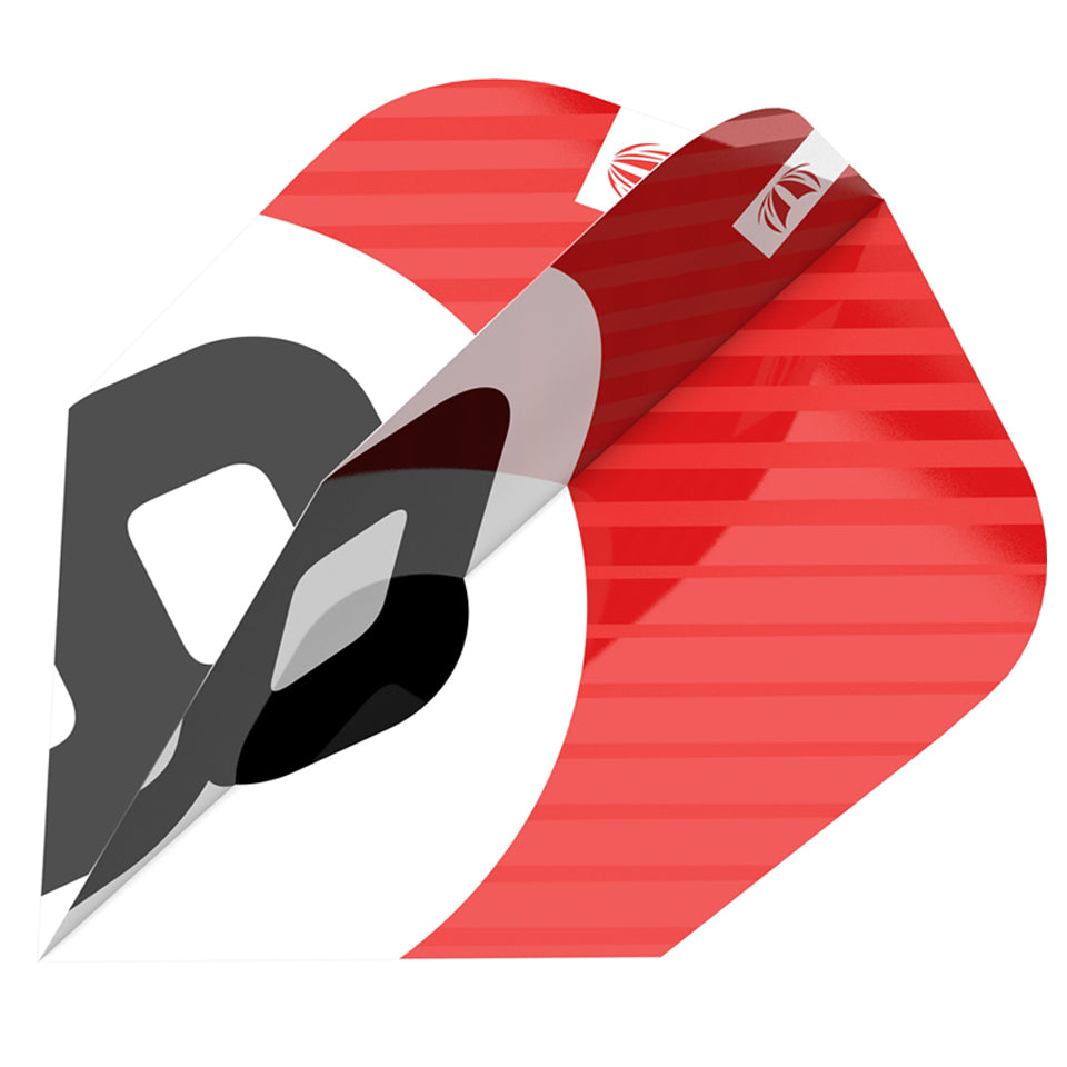Target Chicane Pro Ultra Dart Flights - Ten-X Red