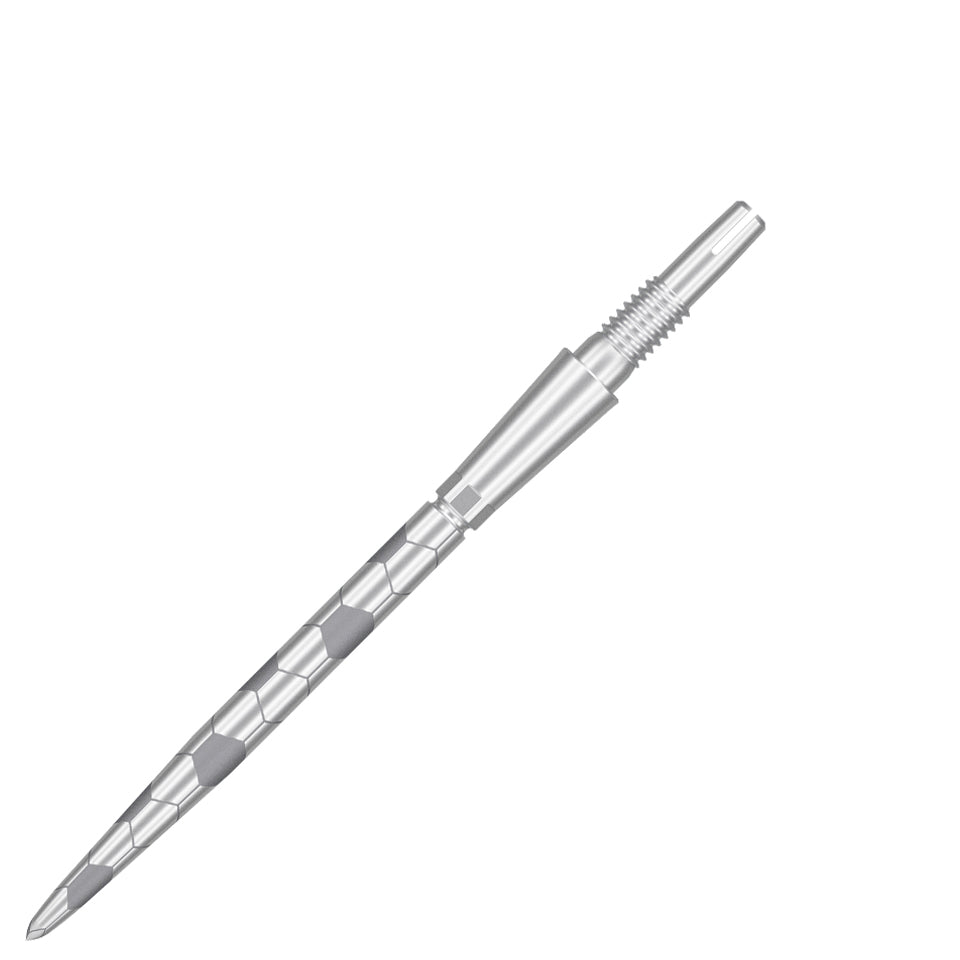 Target Swiss Storm Onyx Steel Points - 35mm Silver
