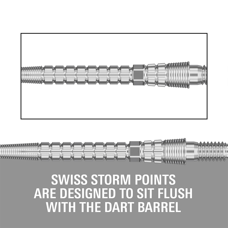 Target Swiss Storm Chrono Steel Points - Silver 30mm