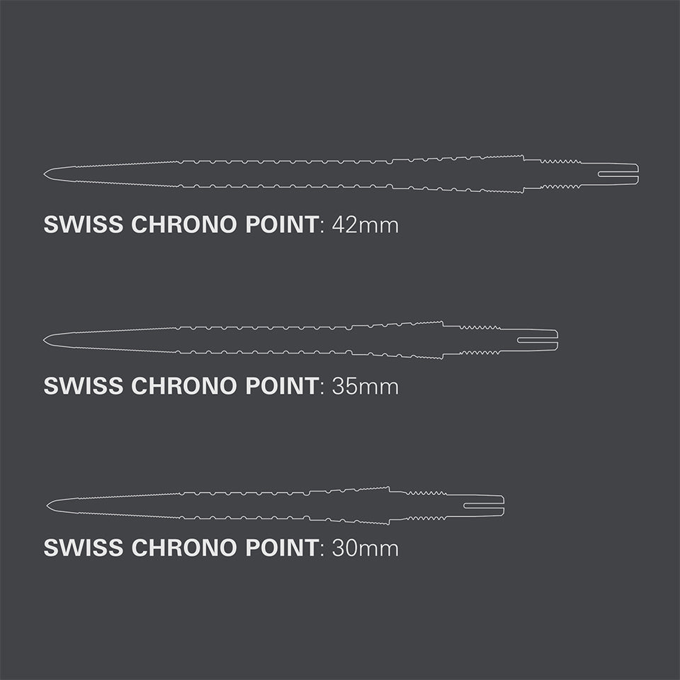 Target Swiss Storm Chrono Steel Points - Silver 30mm