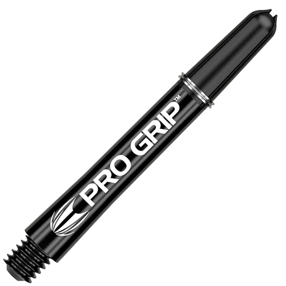 Target Pro Grip Nylon Dart Shafts - Medium Black (3 Sets)