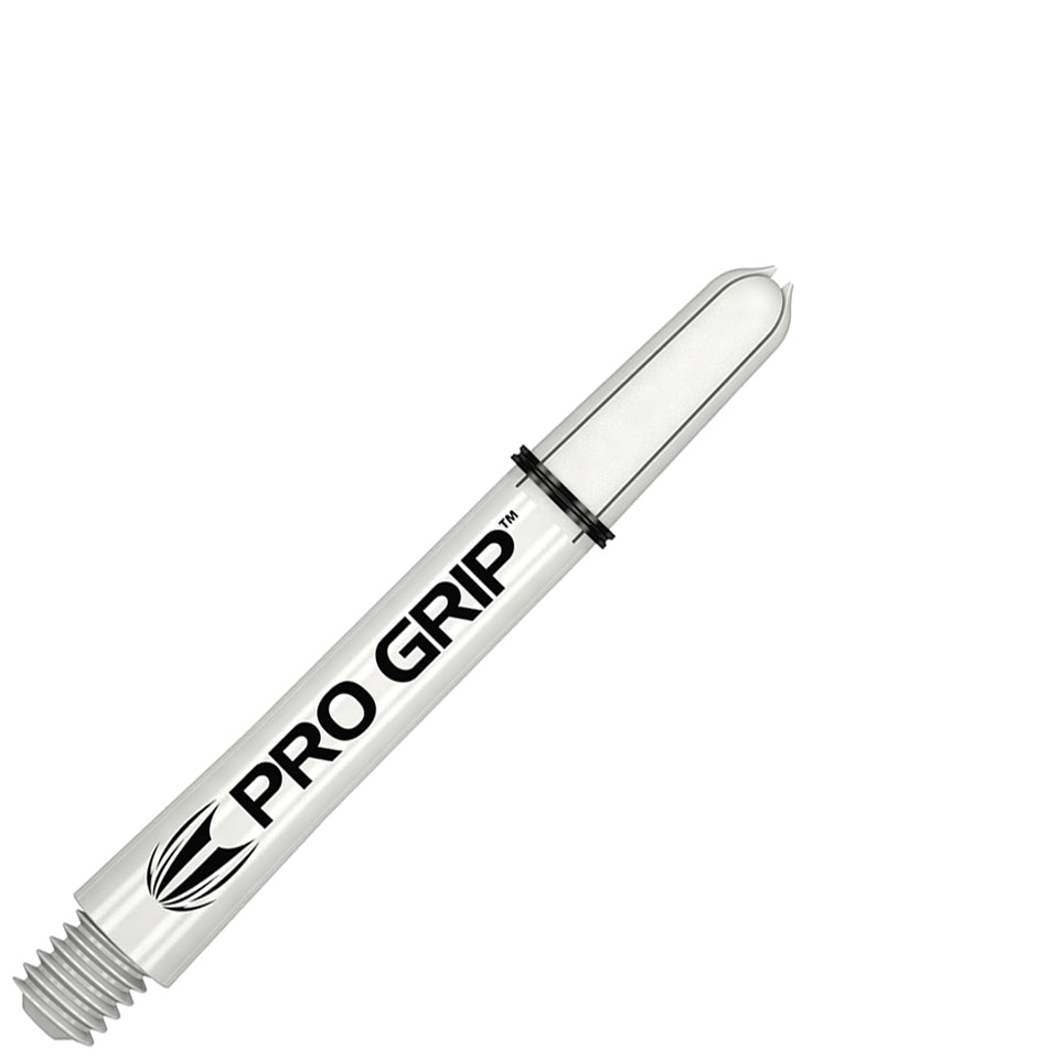 Target Pro Grip Nylon Dart Shafts - Short White (3 Sets)