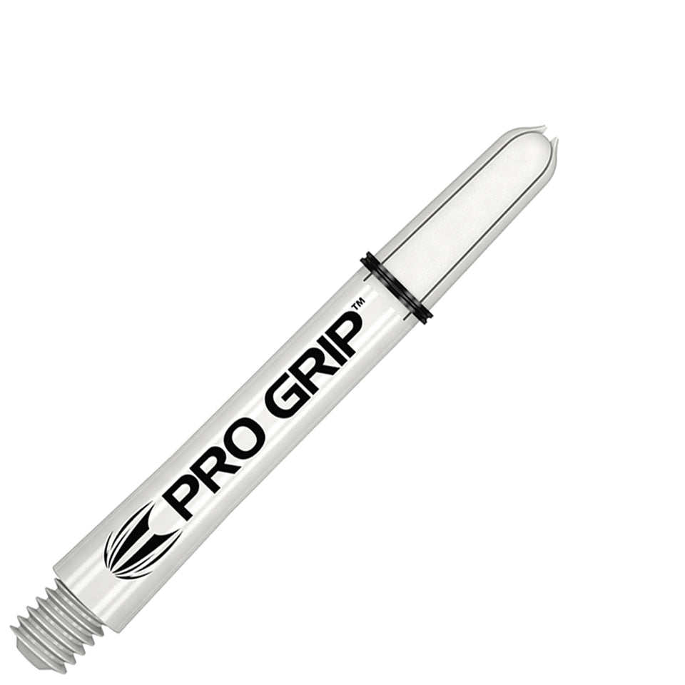 Target Pro Grip Nylon Dart Shafts - Short Plus White (3 Sets)