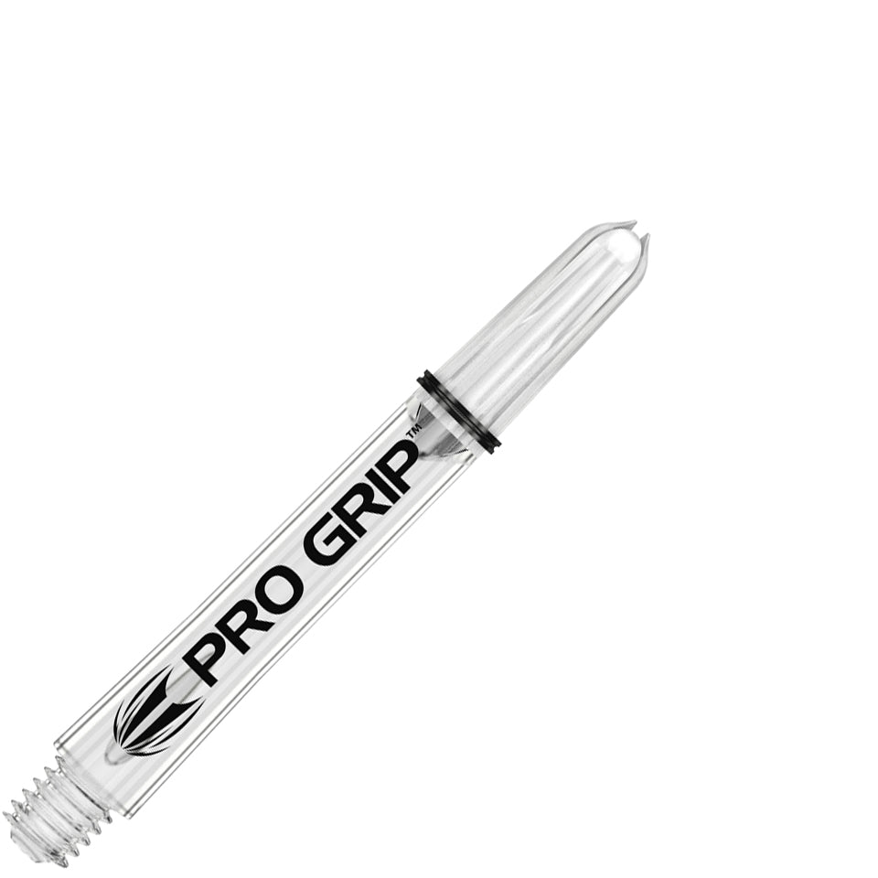 Target Pro Grip Nylon Dart Shafts - Short Clear (3 Sets)