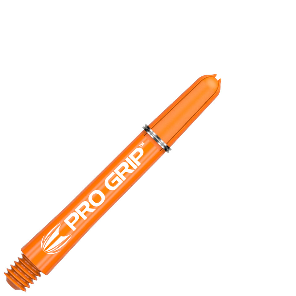 Target Pro Grip Nylon Dart Shafts - Short Orange (3 Sets)