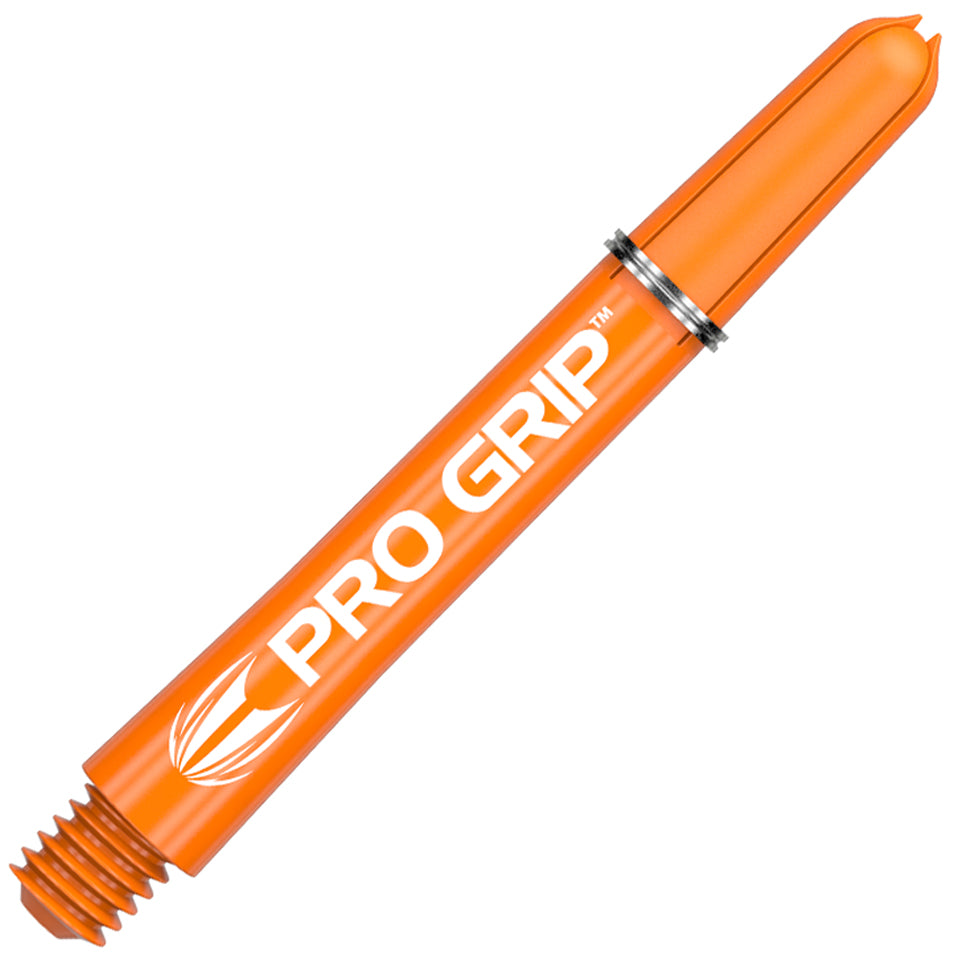 Target Pro Grip Nylon Dart Shafts - Medium Orange (3 Sets)
