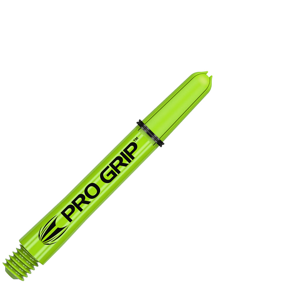 Target Pro Grip Nylon Dart Shafts - Short Green (3 Sets)