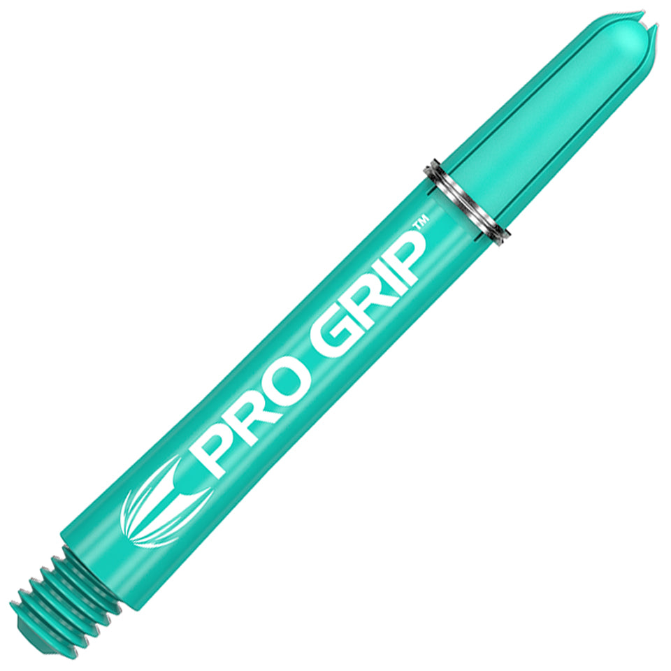 Target Pro Grip Nylon Dart Shafts - Medium Aqua (3 Sets)