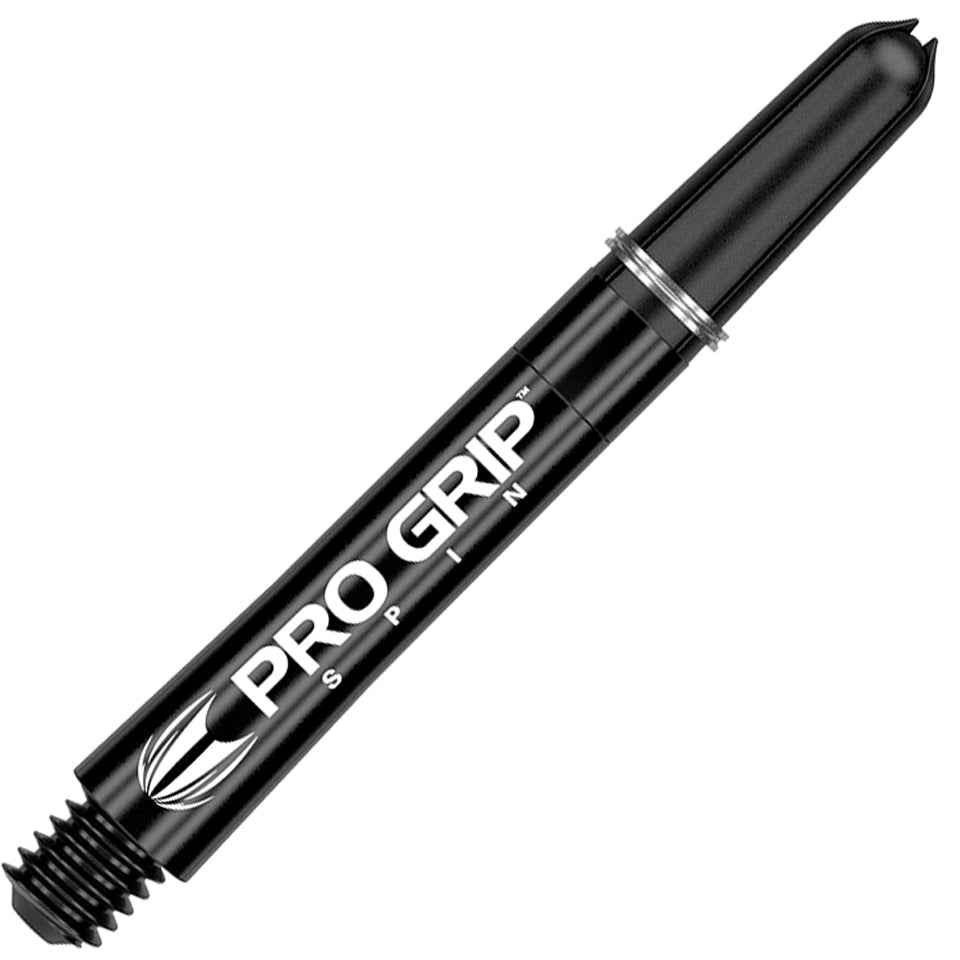 Target Pro Grip Nylon Spinning Dart Shafts - Medium Black (3 Sets)