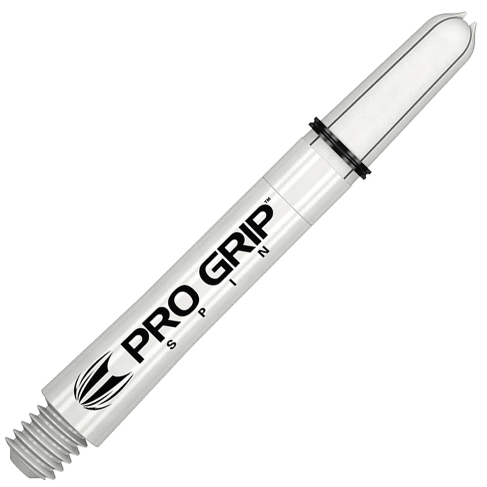 Target Pro Grip Nylon Spinning Dart Shafts - Medium White (3 Sets)