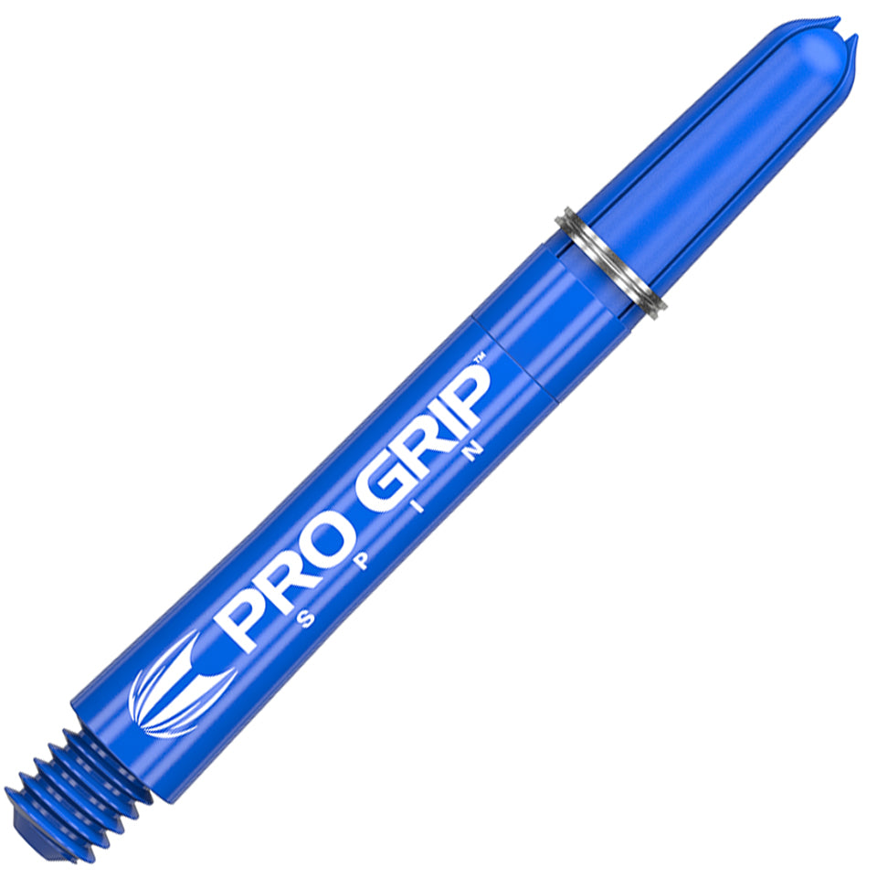 Target Pro Grip Nylon Spinning Dart Shafts - Medium Blue (3 Sets)