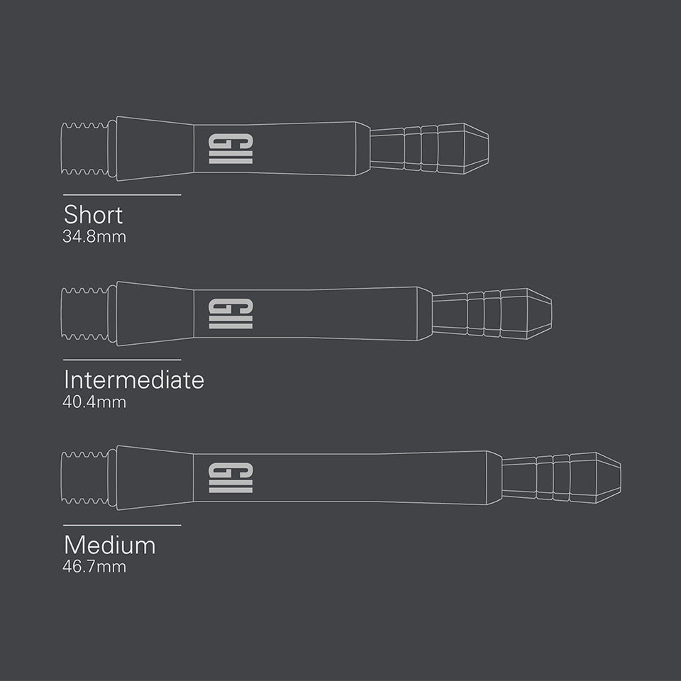 Target Phil Taylor Raw Power G11 Titanium Dart Shafts - Intermediate