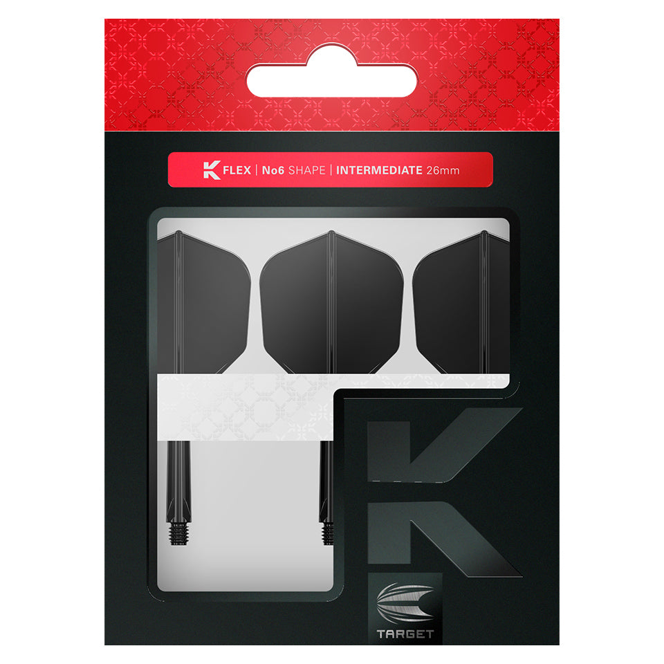 Ailettes Et Tiges De Fléchettes Target K-Flex Rove - Lot De 3 - Système Intégré Tout-en-un - Filetage 2BA