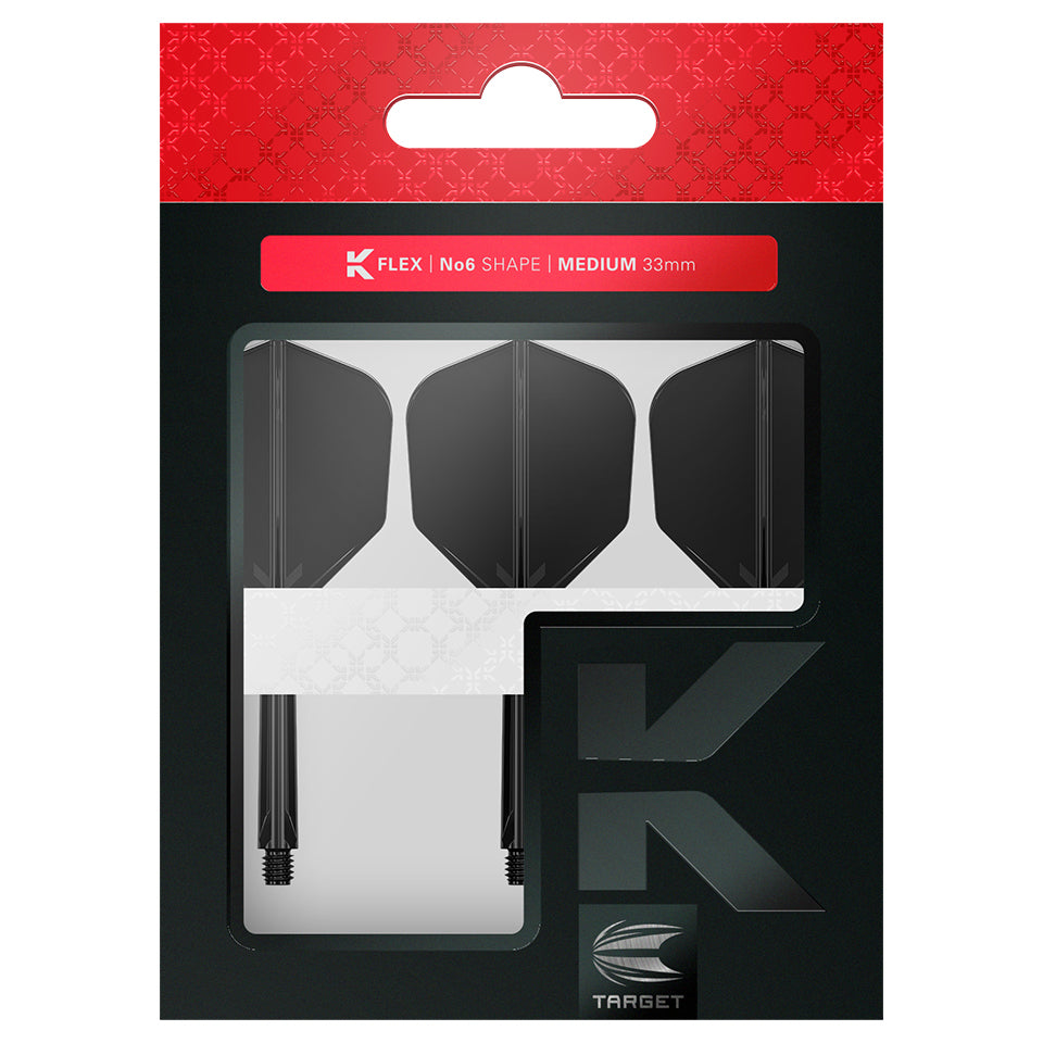 Target K-Flex Flight System - No6 Medium Black