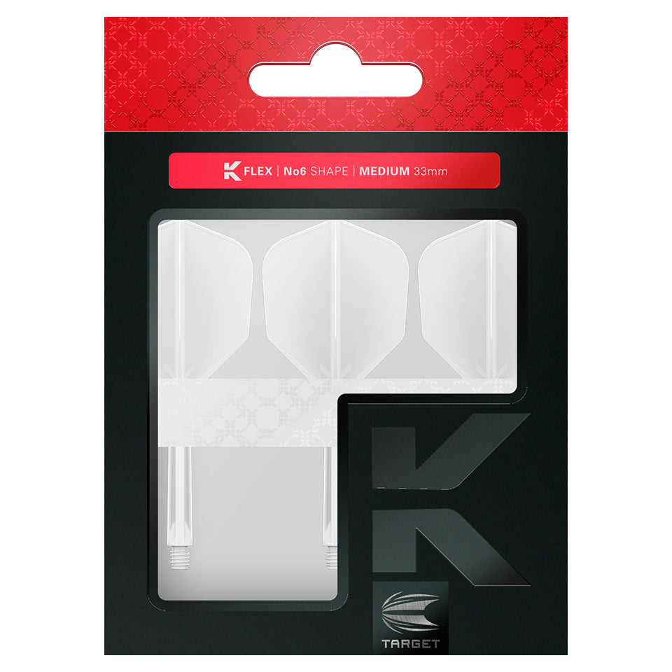 Target K-Flex Flight System - No6 Medium White