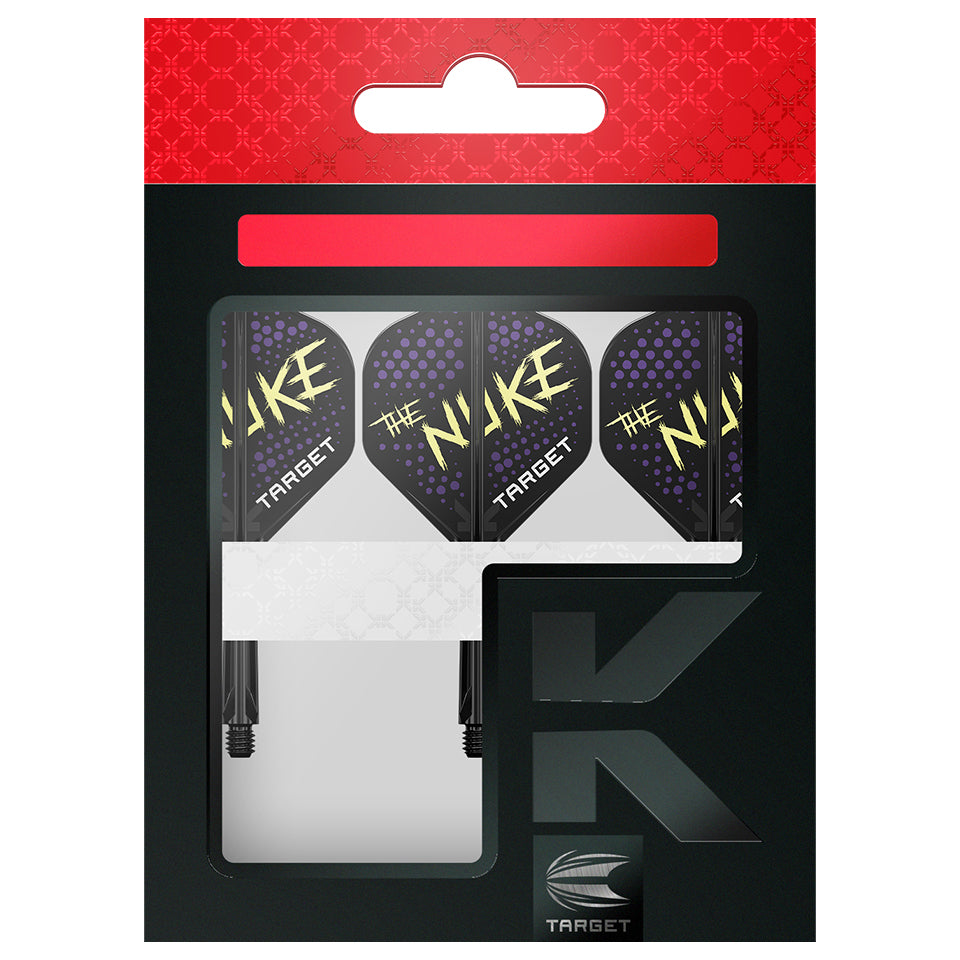 TARGET Luke Litter バレル フライト付 Target Luke Littler K-Flex Flight System - No2 Intermediate