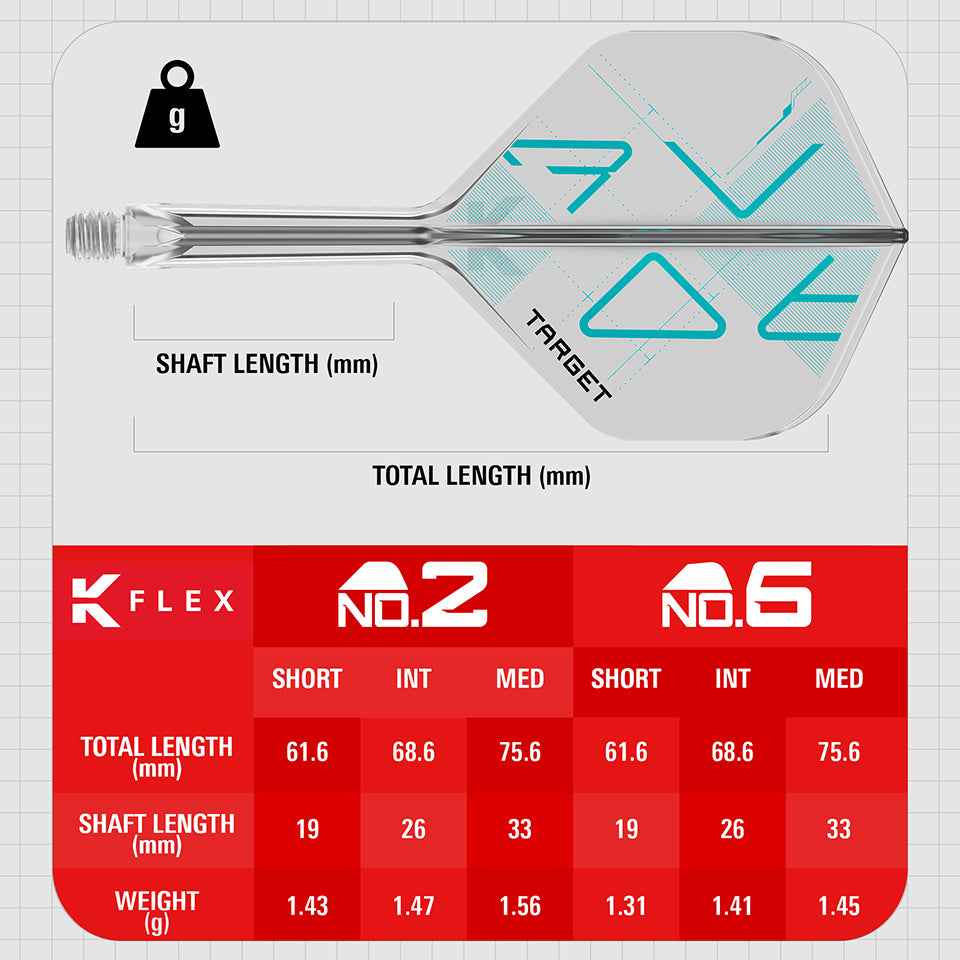 Target Rove K-Flex Flight System - No2 Intermediate