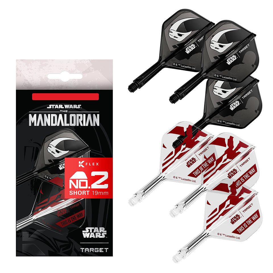 Target Star Wars Mandalorian K-Flex Flight System - No2 Short (2 Sets)