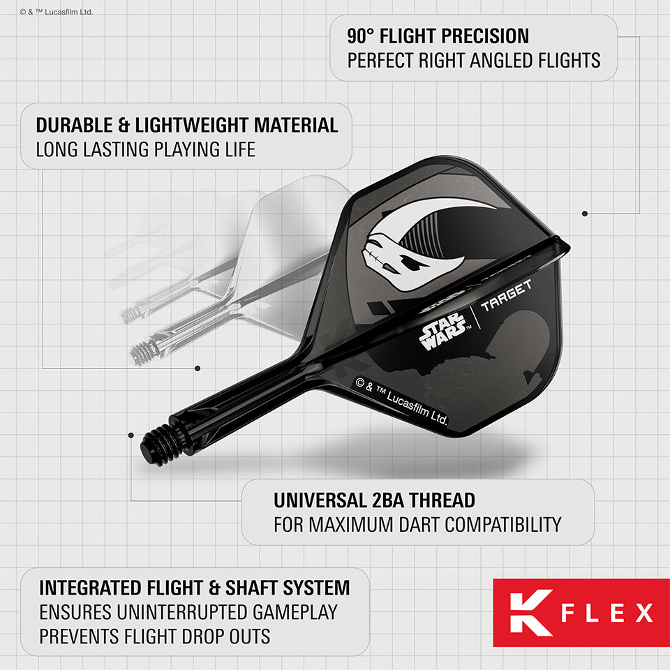 Target Star Wars Mandalorian K-Flex Flight System - No2 Medium (2 Sets)