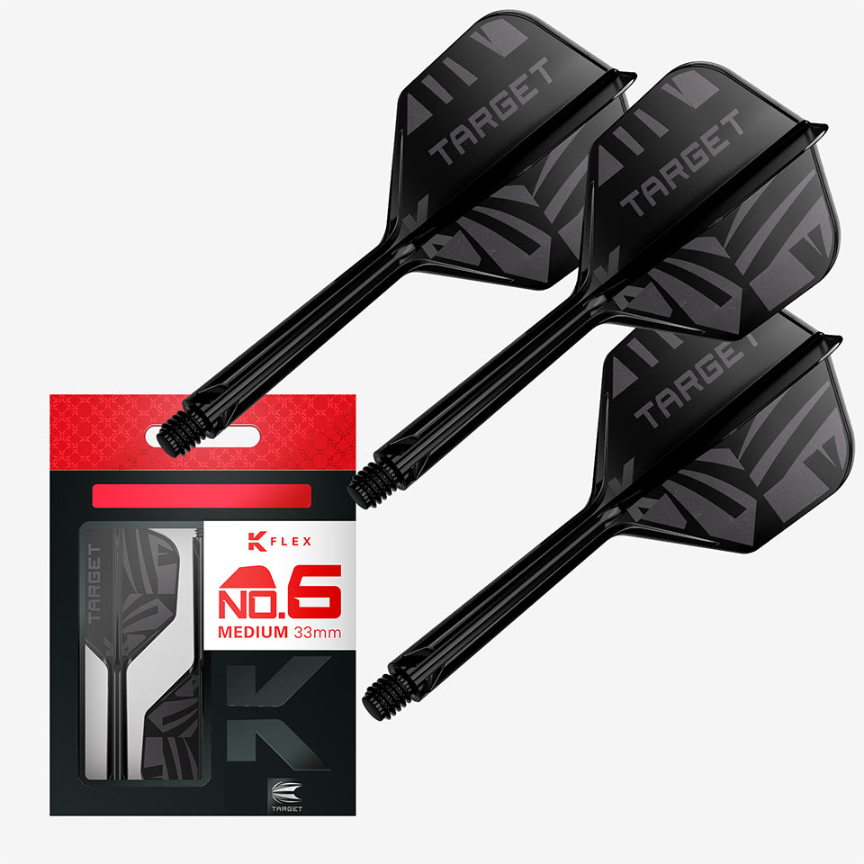Target Logo K-Flex Flight System - No6 Medium Black