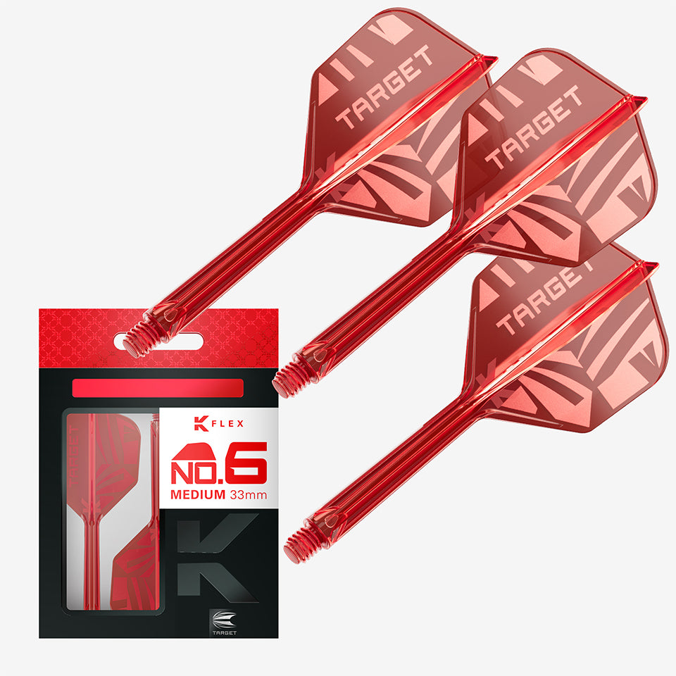 Target Logo K-Flex Flight System - No6 Medium Red