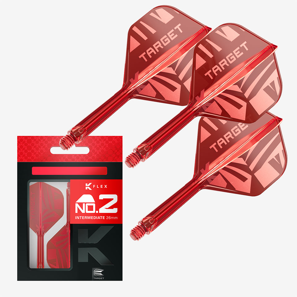 Target Logo K-Flex Flight System - No2 Intermediate Red